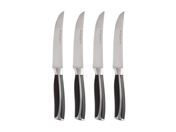 Maxwell & Williams Stanton Steak Knife Set of 4 - Black Gift Boxed (18+ PROOF OF AGE REQUIRED)
