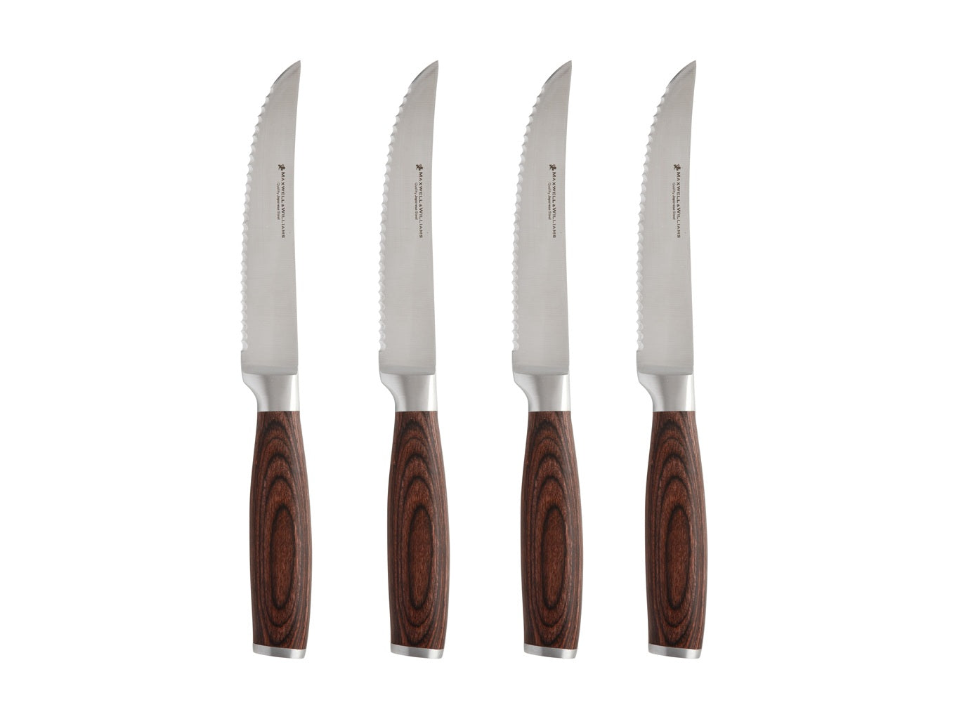 Maxwell & Williams Stanton Steak Knife Set of 4 - Wood Gift Boxed (18  PROOF OF AGE REQUIRED) | ZOES Kitchen & Living
