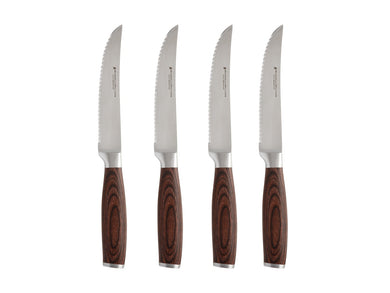 Maxwell & Williams Stanton Steak Knife Set of 4 - Wood Gift Boxed (18+ PROOF OF AGE REQUIRED)