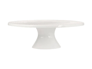 Maxwell & Williams White Basics Diamonds Footed Cake Stand 25cm GB - ZOES Kitchen