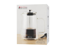 Load image into Gallery viewer, Maxwell &amp; Williams Blend Vienna Double Wall Coffee Plunger 1L Clear