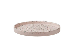 Maxwell & Williams Livvi Terrazzo Round Serving Tray 26cm Blush GB - ZOES Kitchen