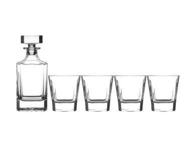 Maxwell & Williams Diamante Whisky Set - 5 Piece Gift Boxed