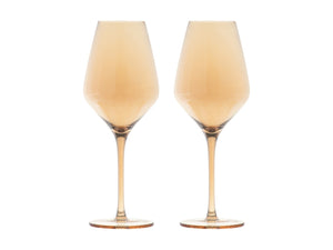 Maxwell & Williams Glamour Wine Glass 520ML Set of 2 Gold Gift Boxed - ZOES Kitchen