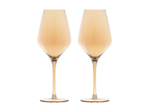 Maxwell & Williams Glamour Wine Glass 520ML Set of 2 Gold Gift Boxed - ZOES Kitchen