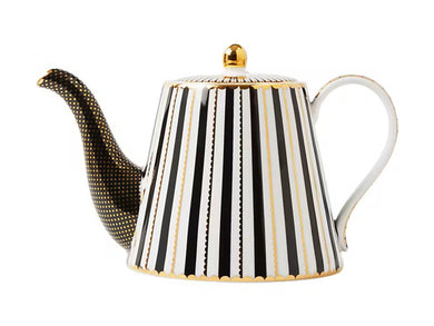 Maxwell & Williams Teas & C's Regency Teapot With Infuser 1lt Black Gift Boxed - ZOES Kitchen