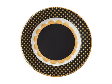 Maxwell & Williams Teas & C's Regency Rim Plate 19.5cm Black Gift Boxed - ZOES Kitchen