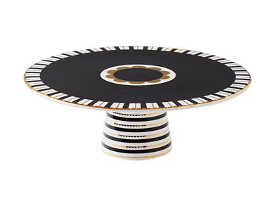 Maxwell & Williams Teas & C's Regency Footed Cake Stand 28cm Black Gift Boxed - ZOES Kitchen