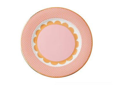 Maxwell & Williams Teas & C's Regency Rim Plate 19.5cm Pink Gift Boxed - ZOES Kitchen