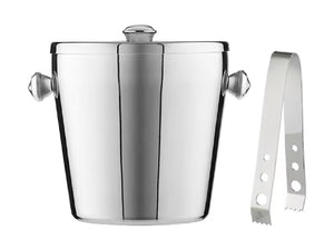 Maxwell & Williams Cocktail & Co Ice Bucket 1.2L With Lid & Tongs Stainless Steel Gift Boxed - ZOES Kitchen