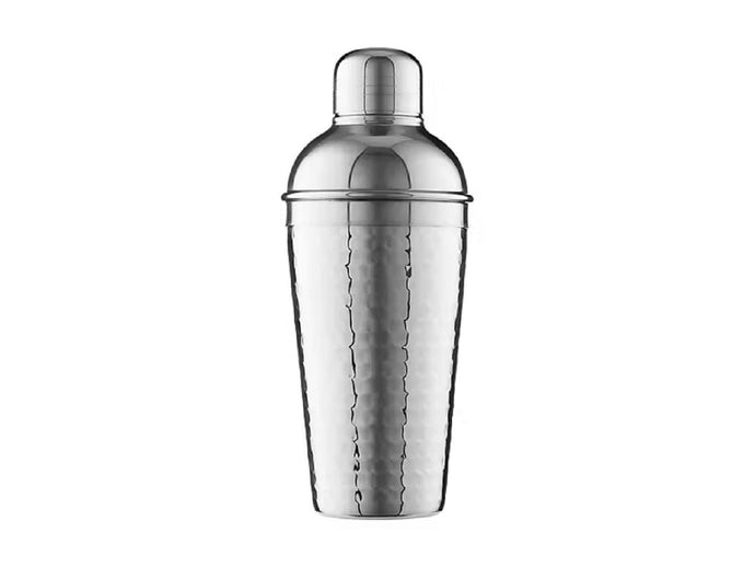 Maxwell & Williams Cocktail & Co Lexington Hammered Cocktail Shaker 500ML Silver Gift Boxed - ZOES Kitchen