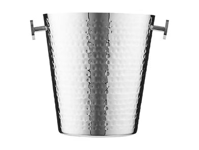 Maxwell & Williams Cocktail & Co Lexington Hammered Champagne Bucket Silver - ZOES Kitchen