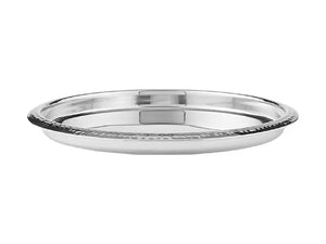 Maxwell & Williams Cocktail & Co Lexington Hammered Round Tray 35.5x2.5cm Silver Gift Boxed - ZOES Kitchen