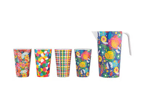 Maxwell & Williams Donna Sharam Byron Melamine Jug And Tumbler 5 Piece Set Gift Boxed - ZOES Kitchen