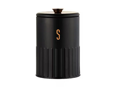 Maxwell & Williams Astor Sugar Canister 11x17cm 1.35L Black - ZOES Kitchen