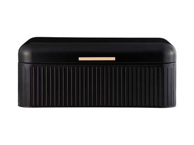 Maxwell & Williams Astor Bread Bin 42x22.5x18cm Black Gift Boxed - ZOES Kitchen