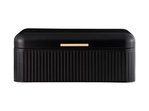 Maxwell & Williams Astor Bread Bin 42x22.5x18cm Black Gift Boxed - ZOES Kitchen