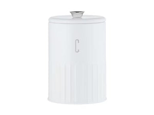 Maxwell & Williams Astor Coffee Canister 11x17cm 1.35L White - ZOES Kitchen