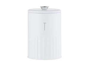 Maxwell & Williams Astor Tea Canister 11x17cm 1.35L White - ZOES Kitchen