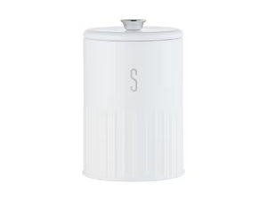 Maxwell & Williams Astor Sugar Canister 11x17cm 1.35L White - ZOES Kitchen