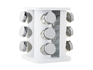 Maxwell & Williams Astor Spice Rack 12pc White Unfilled Gift Boxed - ZOES Kitchen