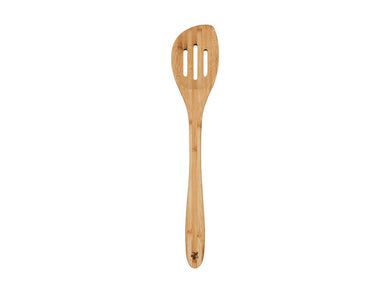 Maxwell & Williams Evergreen Bamboo Slotted Peaked Spoon 33cm