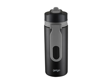 Maxwell & Williams Getgo Double Wall Insulated Sip Bottle 500ML Black Gift Boxed