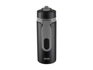 Maxwell & Williams Getgo Double Wall Insulated Sip Bottle 500ML Black Gift Boxed