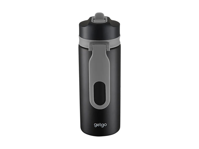 Maxwell & Williams Getgo Double Wall Insulated Sip Bottle 500ML Black Gift Boxed