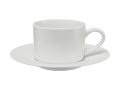 Maxwell & Williams White Basics Straight Cup & Saucer 230ML