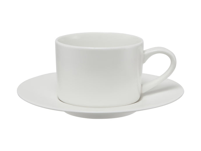 Maxwell & Williams White Basics Straight Cup & Saucer 230ML