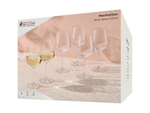 Load image into Gallery viewer, Maxwell &amp; Williams Manhattan Wine Glass 515ML Set of 6 Gift Boxed