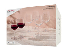 Load image into Gallery viewer, Maxwell &amp; Williams Manhattan Wine Glass 600ML Set of 6 Gift Boxed