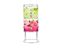 Load image into Gallery viewer, Maxwell &amp; Williams Refresh Dual Beverage Dispenser With Stand 2 X 3.8L Gift Boxed