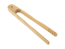 Load image into Gallery viewer, Maxwell &amp; Williams Evergreen Bamboo Toast Tongs 21cm