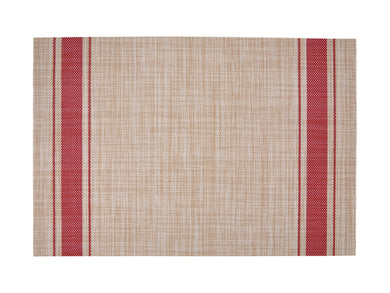Maxwell & Williams Table Accents Linen Look Placemat 45x30cm Red
