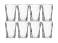 Load image into Gallery viewer, Maxwell &amp; Williams Blend Stripey Double Wall Cup 250ML Set 8 Gift Boxed