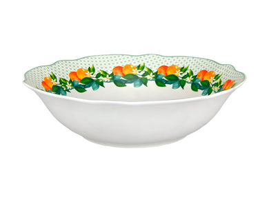 Casa Domani Jardino Scallop Serving Bowl 23x6.5cm Gift Boxed