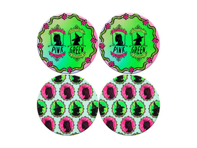 Maxwell & Williams Wicked Magical Ceramic Coaster 10cm Set of 4 Positively Perfect Gift Box
