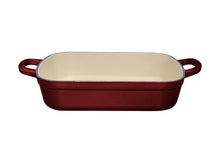 Load image into Gallery viewer, Maxwell &amp; Williams Cast Iron Roaster Merlot 28x21cm / 3L Gift Boxed