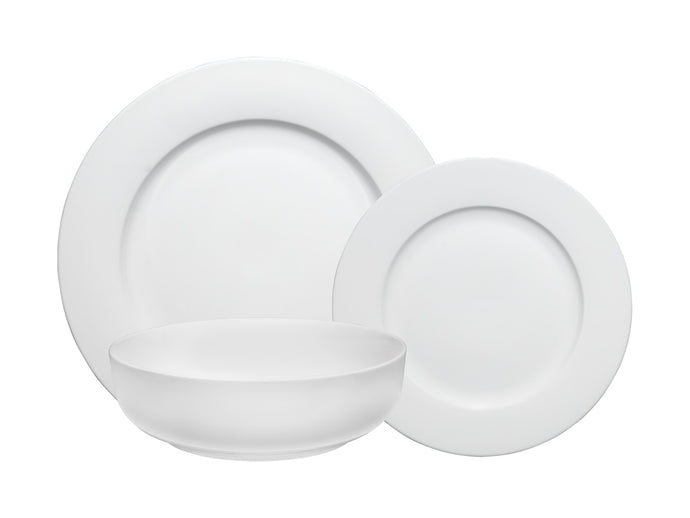 Maxwell & Williams White Basics Urban Rim Dinner Set 12 Piece Gift Boxed