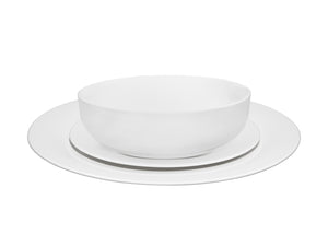 Maxwell & Williams White Basics Urban Rim Dinner Set 12 Piece Gift Boxed