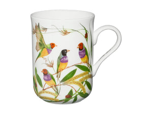 Maxwell & Williams Eloise Short Lyric Mug 330ML Gouldian Finch Gift Boxed