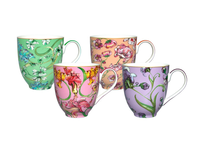 Maxwell & Williams Estelle Michaelides Mystique Coupe Mug 400ML Assorted Gift Boxed - Set of 4