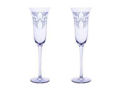 Maxwell & Williams Estelle Michaelides Mystique Prosecco Glass 190ML Set of 2 Violet Gift Boxed
