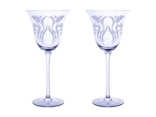 Load image into Gallery viewer, Maxwell &amp; Williams Estelle Michaelides Mystique Wine Glass 320ML Set of 2 Violet Gift Boxed