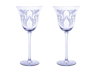Maxwell & Williams Estelle Michaelides Mystique Wine Glass 320ML Set of 2 Violet Gift Boxed