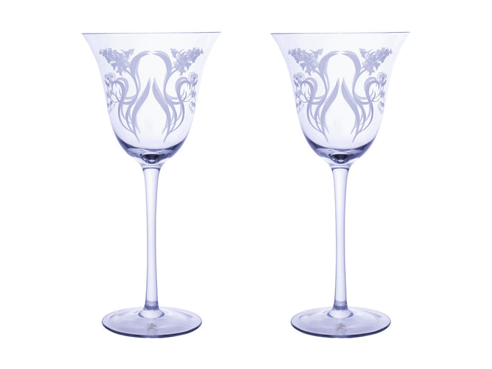 Maxwell & Williams Estelle Michaelides Mystique Wine Glass 320ML Set of 2 Violet Gift Boxed