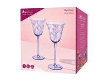Load image into Gallery viewer, Maxwell &amp; Williams Estelle Michaelides Mystique Wine Glass 320ML Set of 2 Violet Gift Boxed