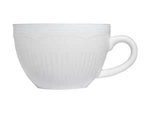 Maxwell & Williams White Basics Rococo Demi Cup & Saucer 90ML